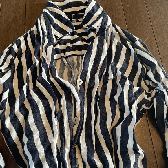 RW&CO pinstriped cotton dress XS - Picture 3 of 5